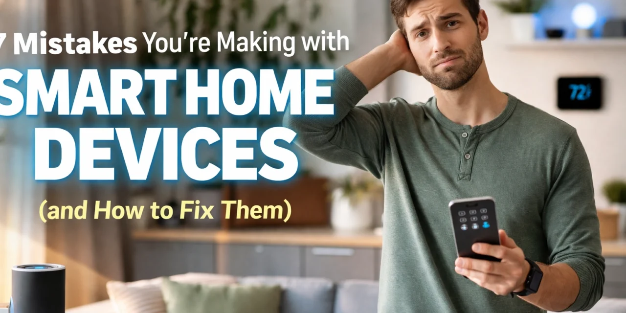 7 Mistakes You're Making with Smart Home Devices (and How to Fix Them)