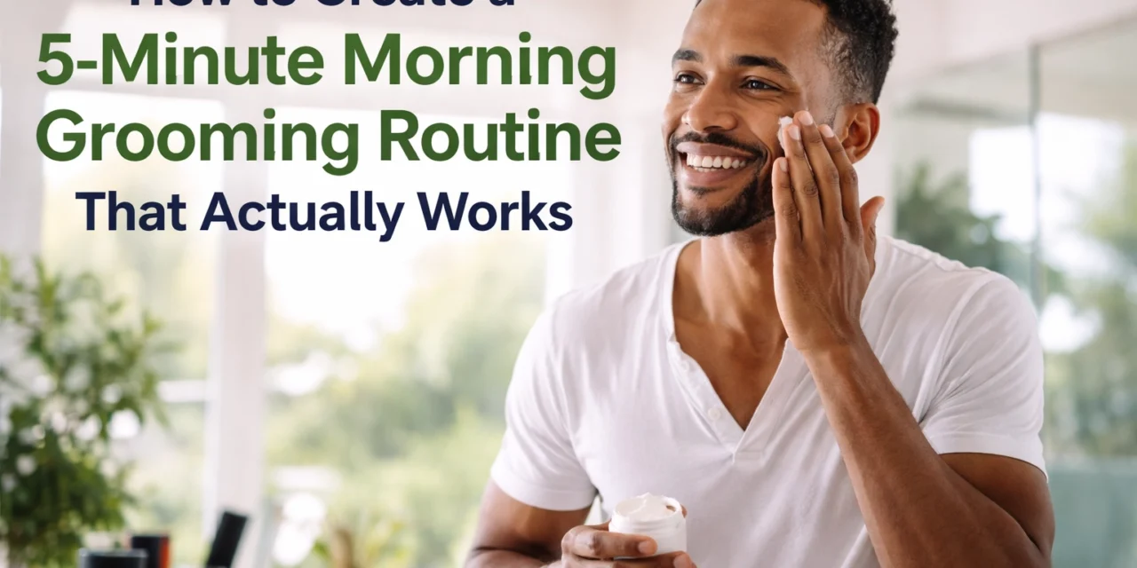 How to Create a 5-Minute Morning Grooming Routine That Actually Works