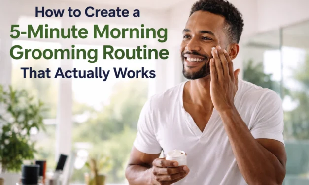 How to Create a 5-Minute Morning Grooming Routine That Actually Works