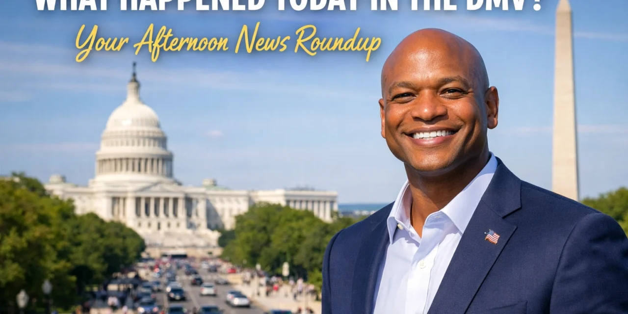 What Happened Today in the DMV? Your Afternoon News Roundup