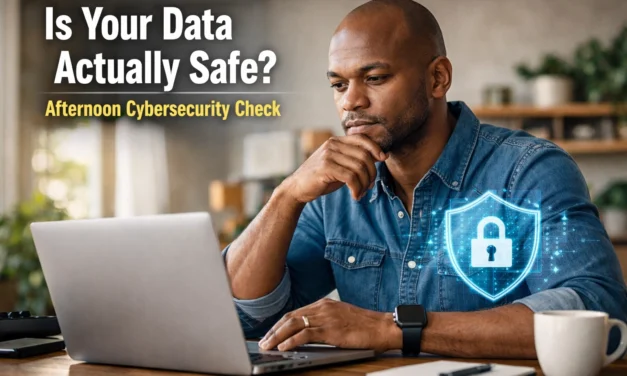 Is Your Data Actually Safe? Afternoon Cybersecurity Check