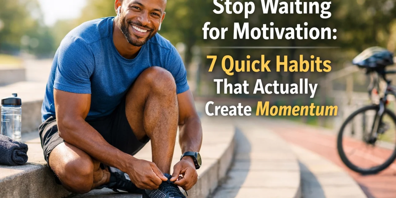 Stop Waiting for Motivation: 7 Quick Habits That Actually Create Momentum