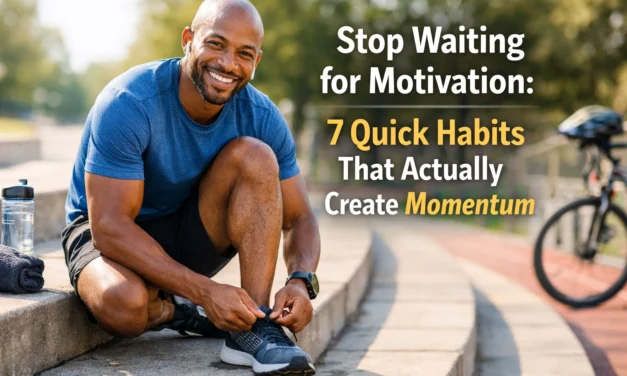 Stop Waiting for Motivation: 7 Quick Habits That Actually Create Momentum
