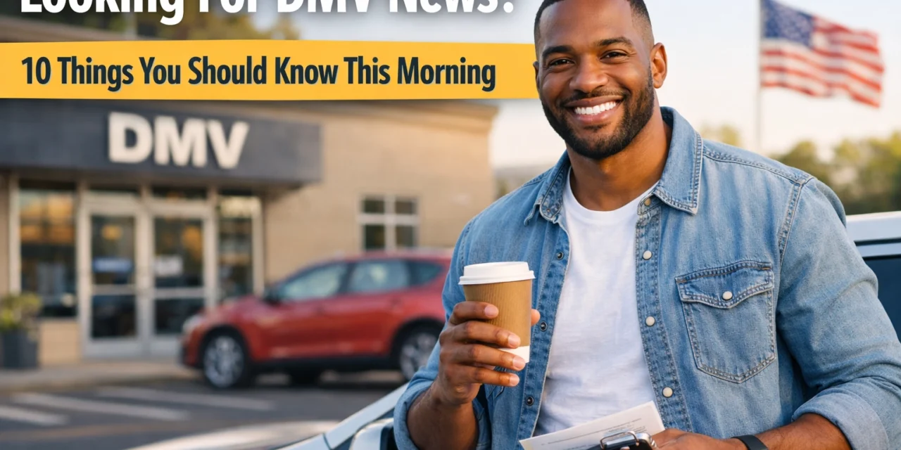 Looking For DMV News? 10 Things You Should Know This Morning