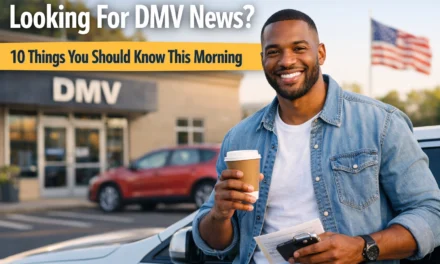 Looking For DMV News? 10 Things You Should Know This Morning