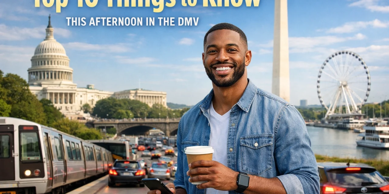 Top 10 Things to Know This Afternoon in the DMV