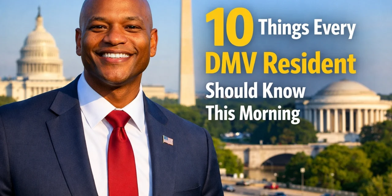 10 Things Every DMV Resident Should Know This Morning