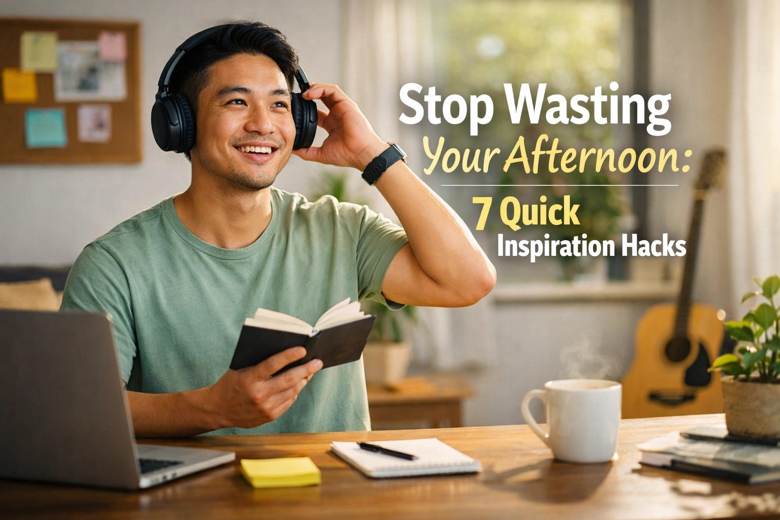 Stop Wasting Your Afternoon: 7 Quick Inspiration Hacks