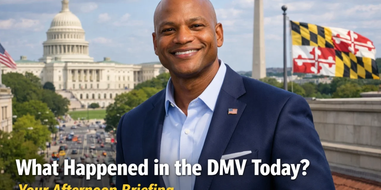 What Happened in the DMV Today? Your Afternoon Briefing