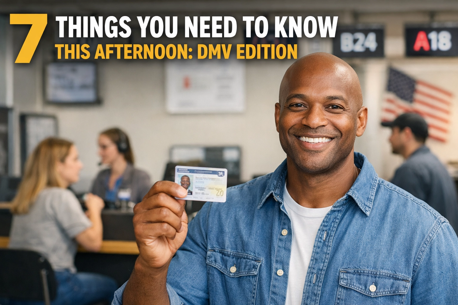 7 Things You Need to Know This Afternoon: DMV Edition