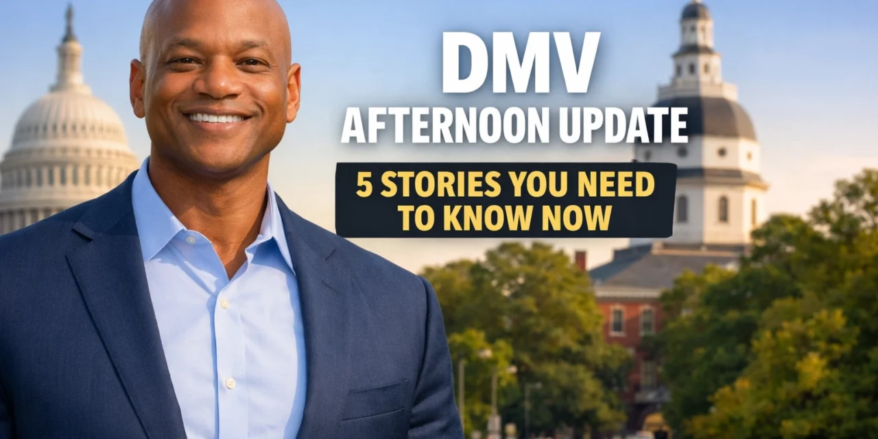 DMV Afternoon Update: 5 Stories You Need to Know Now
