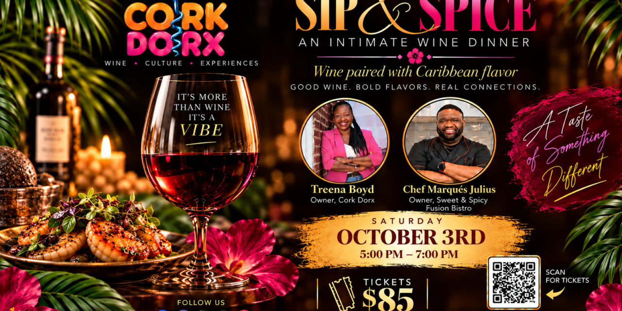 Sip & Spice Wine Dinner in Laurel, MD | Cork Dorx